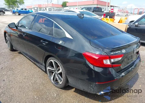 2018 Honda Accord Sport from USA, damaged, VIN 1HGCV1F39JA227366